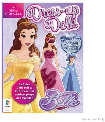 Disney Princess Dress-up Dolls Belle book
