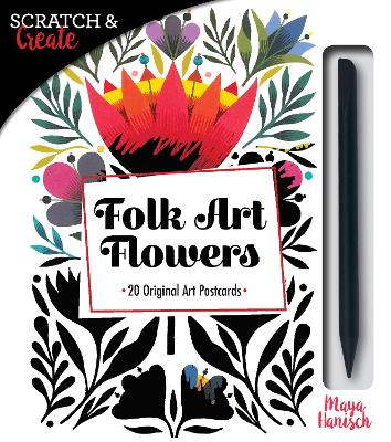 Scratch & Create Folk Art Flowers book