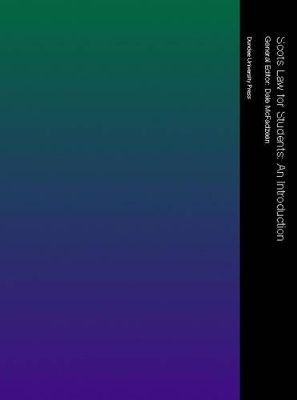 Scots Law for Students book