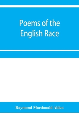 Poems of the English race book