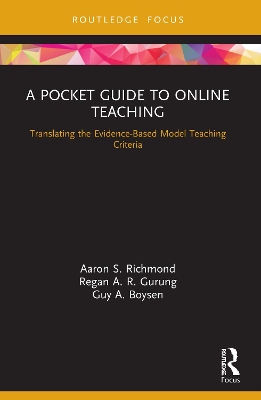 A Pocket Guide to Online Teaching: Translating the Evidence-Based Model Teaching Criteria book