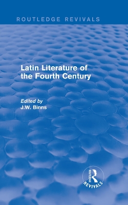 Latin Literature of the Fourth Century book