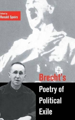 Brecht's Poetry of Political Exile book