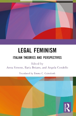 Legal Feminism: Italian Theories and Perspectives book