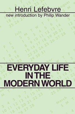 Everyday Life in the Modern World by Henri Lefebvre
