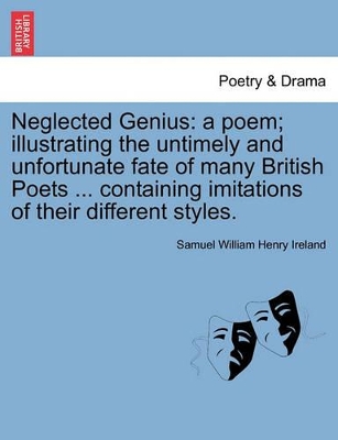 Neglected Genius: A Poem; Illustrating the Untimely and Unfortunate Fate of Many British Poets ... Containing Imitations of Their Different Styles. book