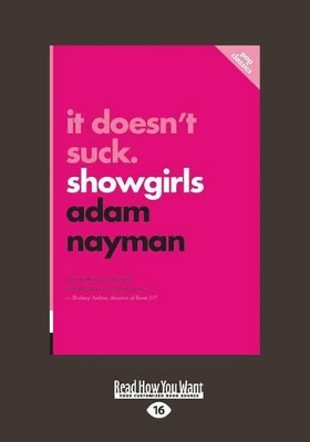 It Doesnâ€™t Suck: Showgirls book