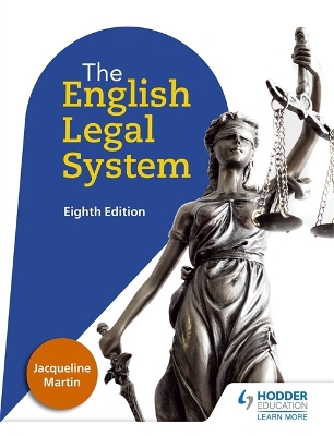 English Legal System Eighth Edition by Jacqueline Martin