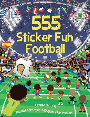 555 Sticker Fun Football book