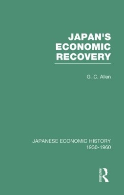 Japanese Economic History 1930-1960 book