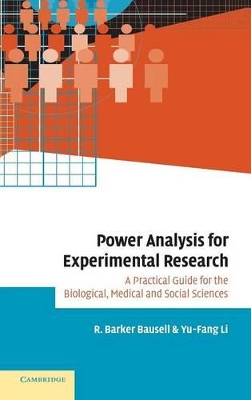 Power Analysis for Experimental Research by R. Barker Bausell