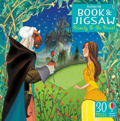 Usborne Book and Jigsaw Beauty and the Beast by Louie Stowell