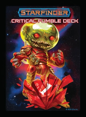 Starfinder Critical Fumble Deck book