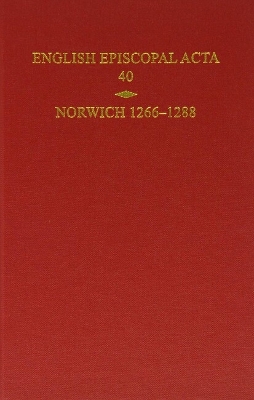 English Episcopal Acta, Volume 40 book