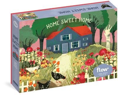 Home Sweet Home 1,000-Piece Puzzle: (Flow) for Adults Families Picture Quote Mindfulness Game Gift Jigsaw 26 3/8” x 18 7/8” book