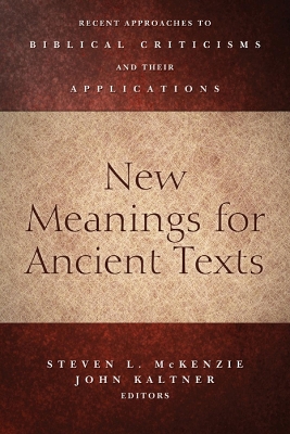 New Meanings for Ancient Texts book