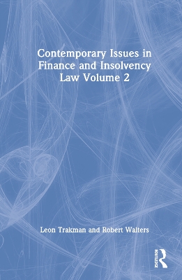 Contemporary Issues in Finance and Insolvency Law Volume 2 book