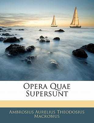 Opera Quae Supersunt book
