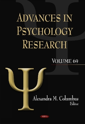 Advances in Psychology Research by Alexandra M Columbus