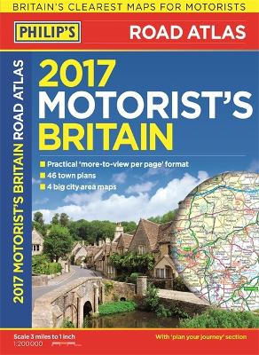Philip's Motorist's Road Atlas Britain 2017 book