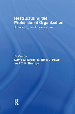 Restructuring the Professional Organization book