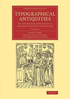 Typographical Antiquities book