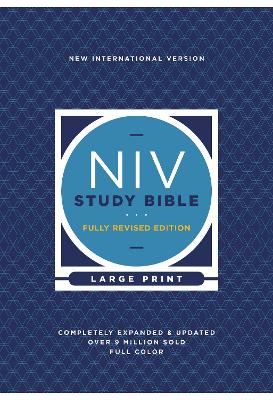 NIV Study Bible, Fully Revised Edition (Study Deeply. Believe Wholeheartedly.), Large Print, Hardcover, Red Letter, Comfort Print book