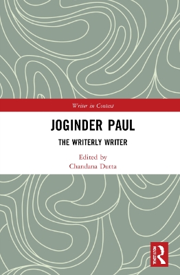 Joginder Paul: The Writerly Writer book