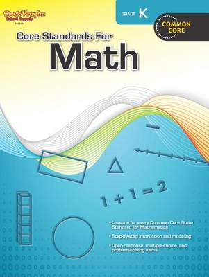 Core Standards for Math Grade K book