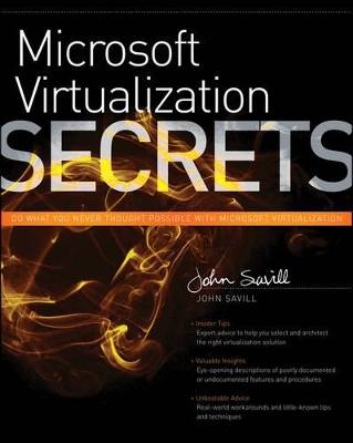 Microsoft Virtualization Secrets book