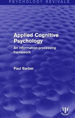 Applied Cognitive Psychology by Paul Barber