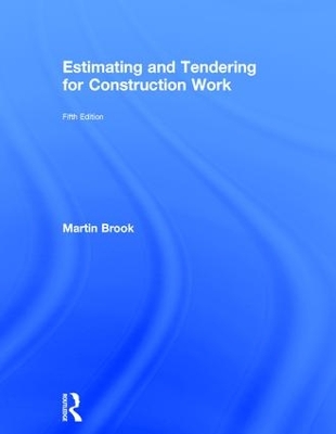 Estimating and Tendering for Construction Work book