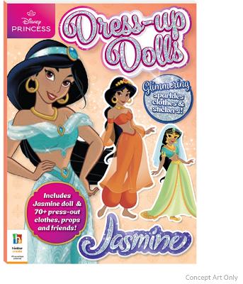 Disney Princess Dress-up Dolls Jasmine book