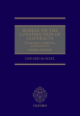 McMeel on The Construction of Contracts book