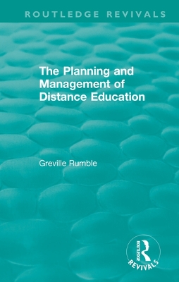 The Planning and Management of Distance Education book