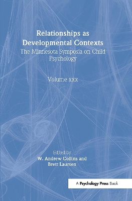 Relationships as Developmental Contexts book