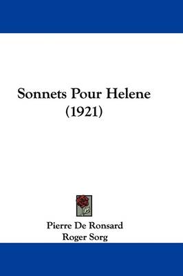Sonnets Pour Helene (1921) book