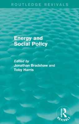 Energy and Social Policy (Routledge Revivals) book