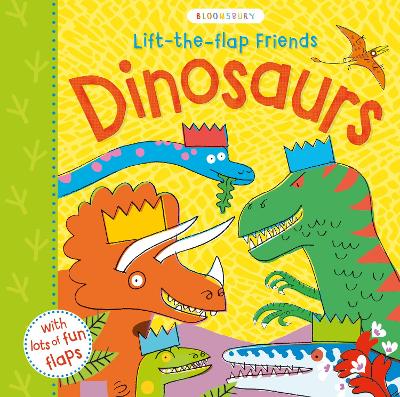 Lift-the-flap Friends Dinosaurs book
