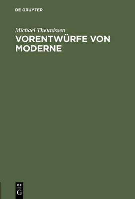 Vorentwürfe von Moderne book