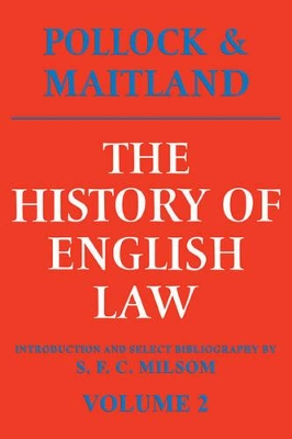 History of English Law: Volume 2 book