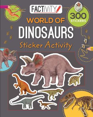 Factivity Balloon Sticker Activity Book - Dinosaurs book