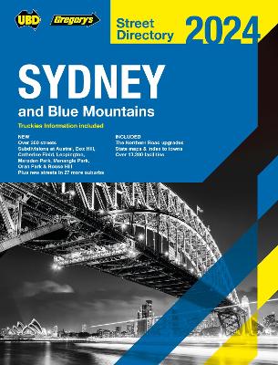 Sydney & Blue Mountains Street Directory 2024 60th book