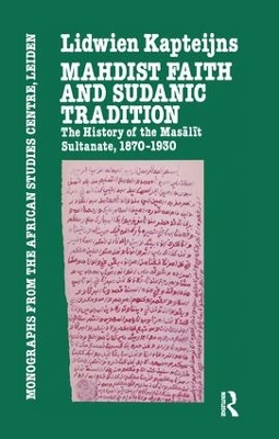 Mahdish Faith and Sudanic Tradition book