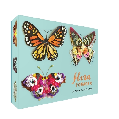 Flora Forager Butterfly Notecards by Bridget Beth Collins