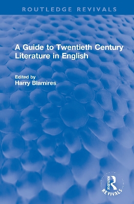 A Guide to Twentieth Century Literature in English book