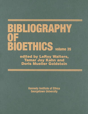 Bibliography of Bioethics, Volume 35 book