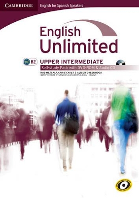 English Unlimited for Spanish Speakers Upper Intermediate Self-study Pack (Workbook with DVD-ROM and Audio CD) book