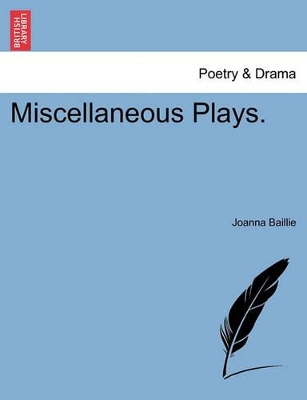 Miscellaneous Plays. book