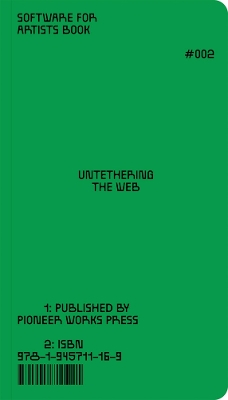 Software for Artists Book: Untethering the Web book